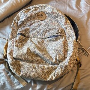 O'Neill Geometric Backpack - Beige and Orange